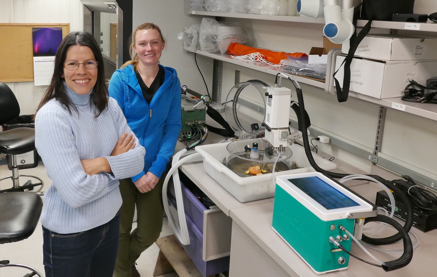 Measuring CO2 increase from clementine