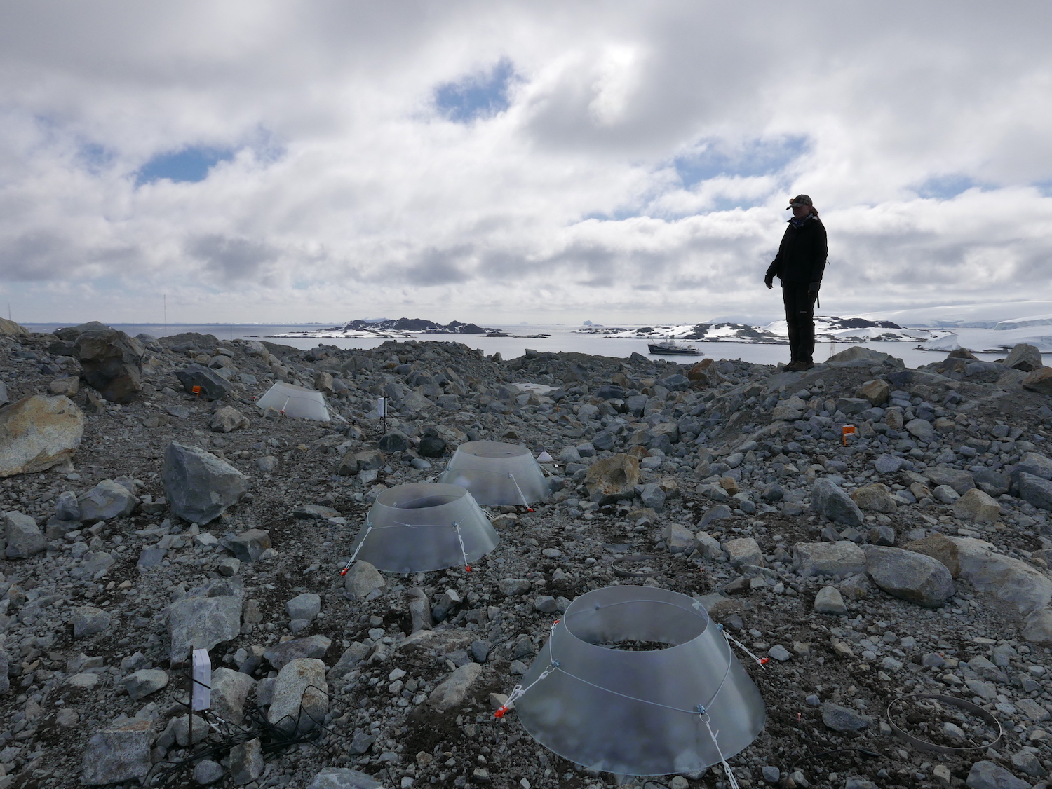 Site one by the glacier