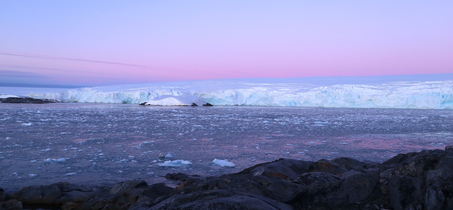 Marr Ice Piedmont across Arthur Harbor