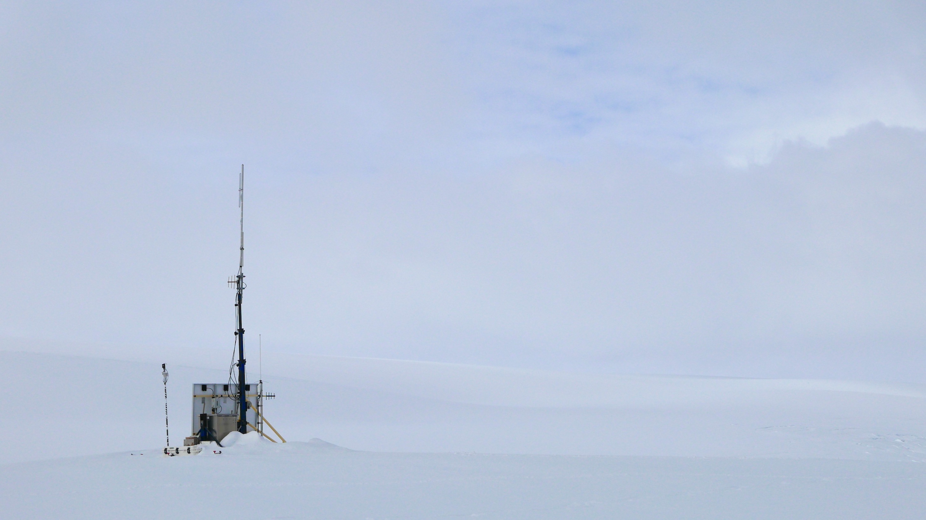 Repeater on the glacier